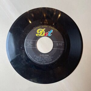 The Mills Brothers 45 RPM Record Dot Ultra‎ High Fidelity Glow Worm Paper Doll